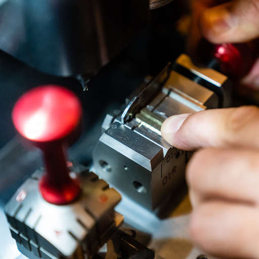Key cutting machine at Seatown Locksmith Burien