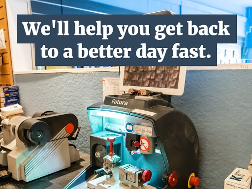 Key cutting machine at Seatown Locksmith — fast rekeying service Burien WA