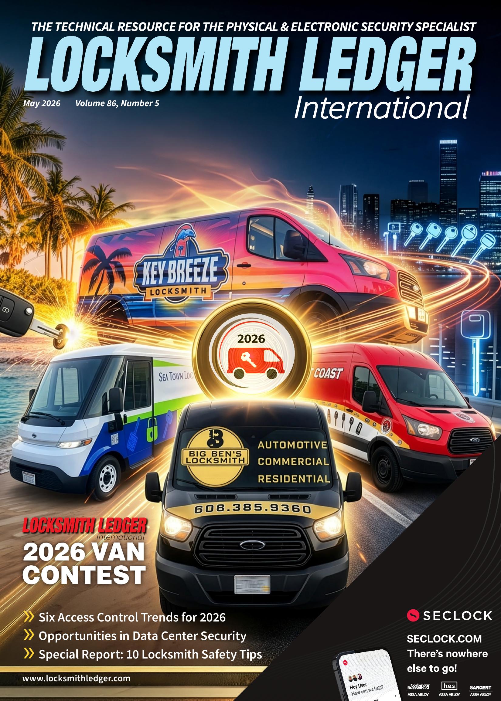 Locksmith Ledger May 2026 cover